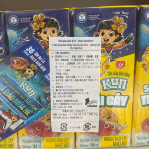 vỉ sữa kun trái cây