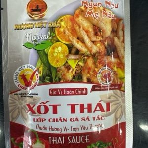 Xốt Thái ướp chân gà sả tắc