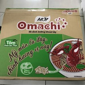 Thùng mì tôm Omachi Tôm chua cay thái