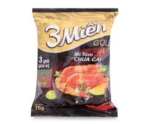 Mì 3 Miền gold chua cay đặc biệt