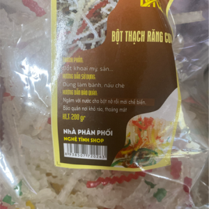 bột thạch răng cưa