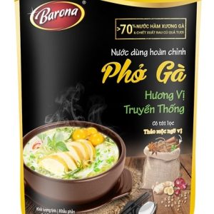 Nước dùng hoàn chỉnh phở gà Barona 145g