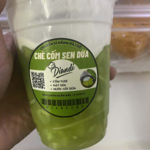 chè cốm sen dừa